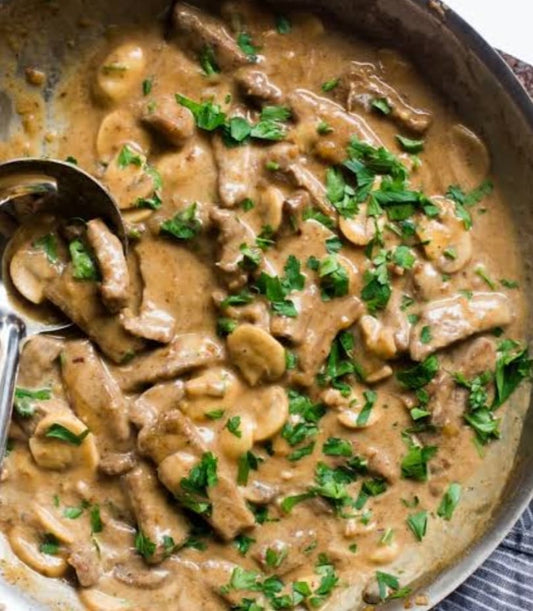 Family Beef Stroganoff (1.1kg - Serves 4)
