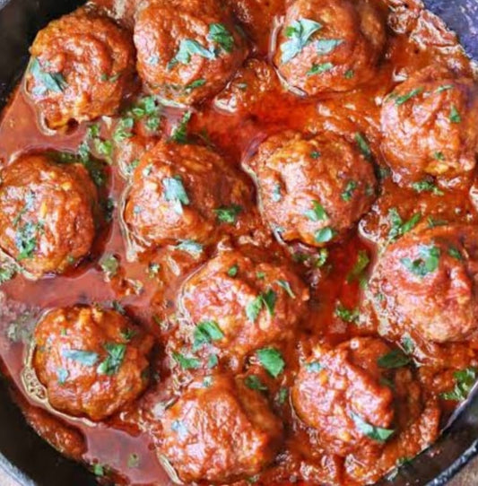 Saucy Beef Meatballs (12 x 30g meatballs - Serves 3)